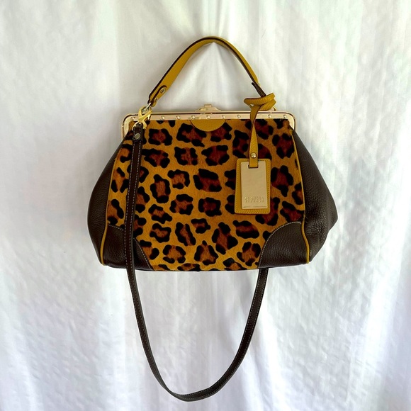 NWT CLAUDIA FIRENZE LEATHER BAG - Picture 1 of 9